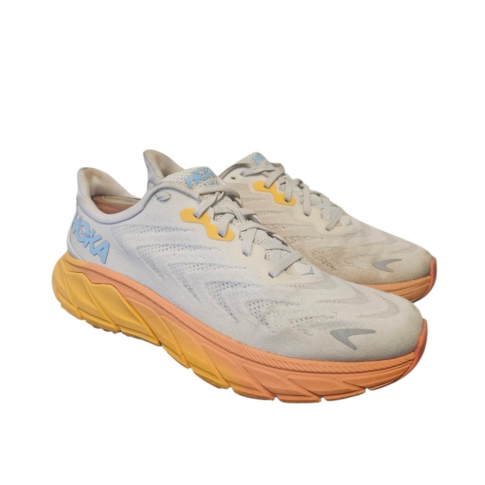 Hoka One One‎ Arahi Running Shoes Women's 10B White Orange